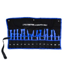 Σετ 27 Εργαλεία Αυτοκινήτου για Αφαίρεση Ταπετσαρίας, GPS, Car Audio, Πάνελ Πόρτας κτλ σε Υφασμάτινη Θήκη