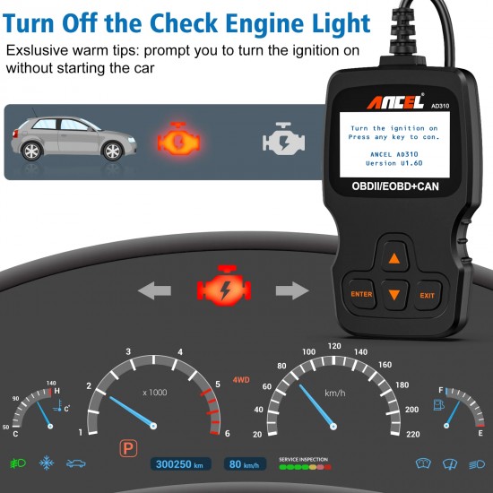 ANCEL AD310 - OBD READER ANCEL AD310 - OBD READER