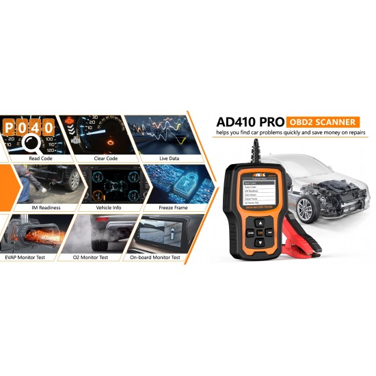 ANCEL AD410 PRO - OBD READER ANCEL AD410 PRO - OBD READER