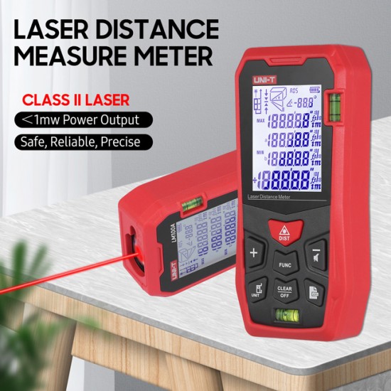 Uni-T Μέτρο Laser LM50A με Εύρος Μέτρησης 0.001m-50m
