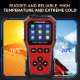 Konnwei KW341 Ψηφιακό Battery Tester με Κροκοδειλάκια