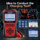 Konnwei KW341 Ψηφιακό Battery Tester με Κροκοδειλάκια