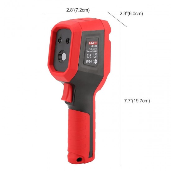 Uni-T UTi120S Θερμοκάμερα με Οθόνη 2.4" για Θερμοκρασίες από -20°C έως 400°C