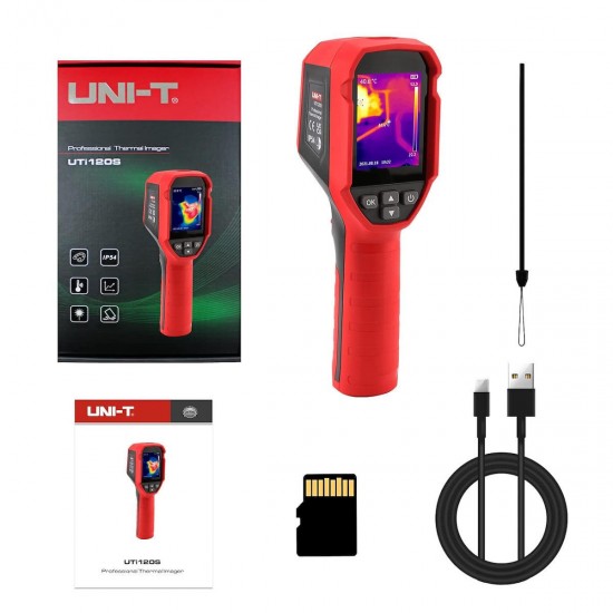 Uni-T UTi120S Θερμοκάμερα με Οθόνη 2.4" για Θερμοκρασίες από -20°C έως 400°C