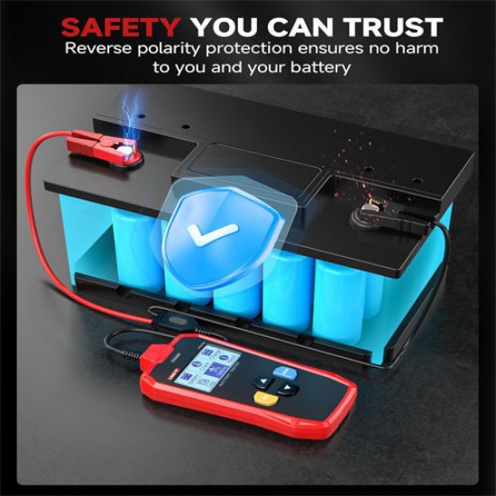 Uni-T UT673A Αναλογικό Battery Tester με Κροκοδειλάκια 12/24V