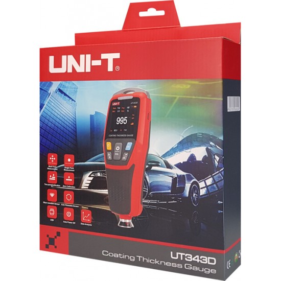 Uni-T Ψηφιακός Μετρητής Πάχους Υλικών UT343D