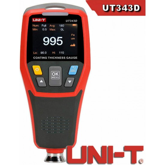 Uni-T Ψηφιακός Μετρητής Πάχους Υλικών UT343D