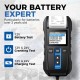 Topdon TD-BT300P Αναλογικό Battery Tester με Κροκοδειλάκια