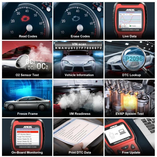 OBD scanner ANCEL AS500