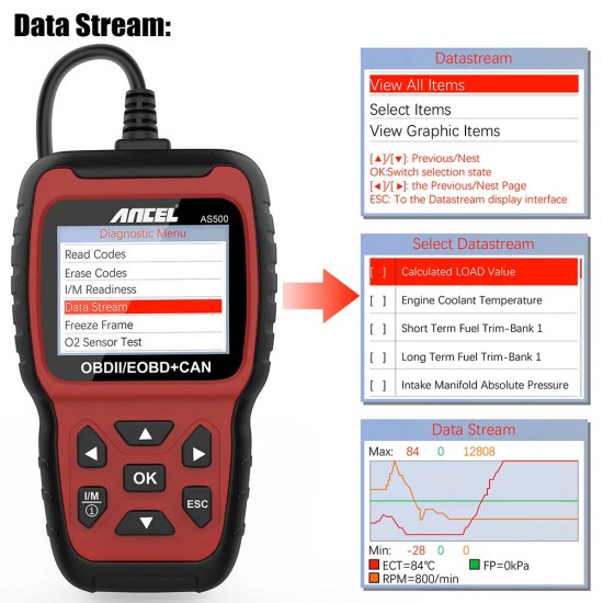 OBD scanner ANCEL AS500