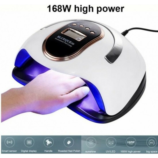 Φουρνάκι νυχιών UV/LED 168W - BLUEQUE V8 Φουρνάκι νυχιών UV/LED 168W - BLUEQUE V8