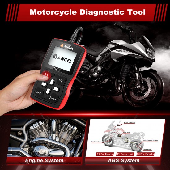 ANCEL MT100 OBD reader για Μοτοσικλέτα ANCEL MT100 OBD reader για Μοτοσικλέτα