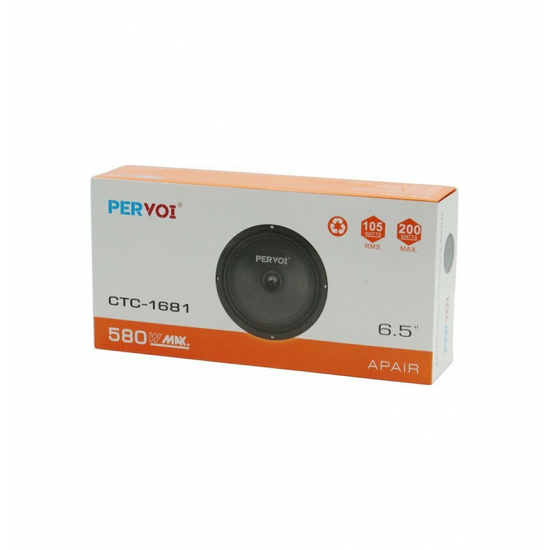 PerVoi CTC-1681 Σετ Ηχεία Αυτοκινήτου 6.5" Με 105W RMS - Drive Speaker