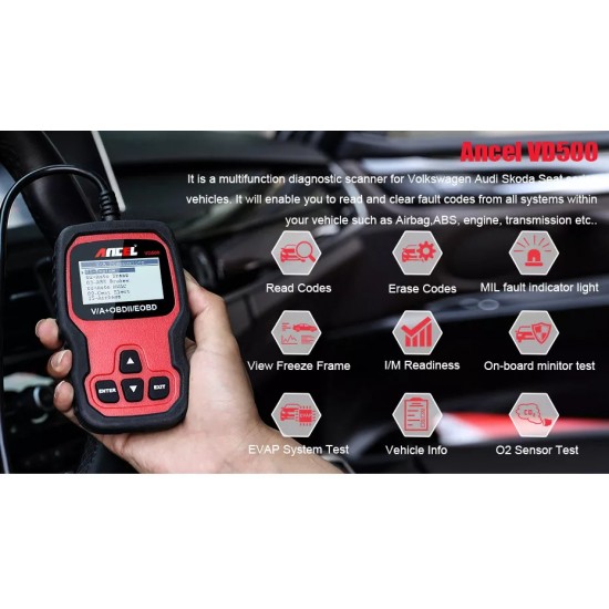 OBD scanner ANCEL VD 500