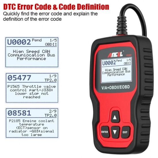 OBD scanner ANCEL VD 500