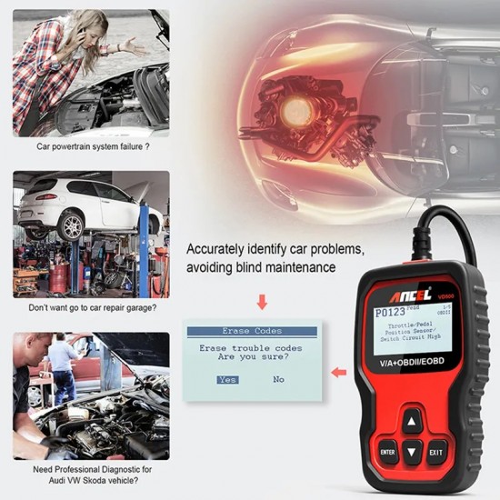 OBD scanner ANCEL VD 500