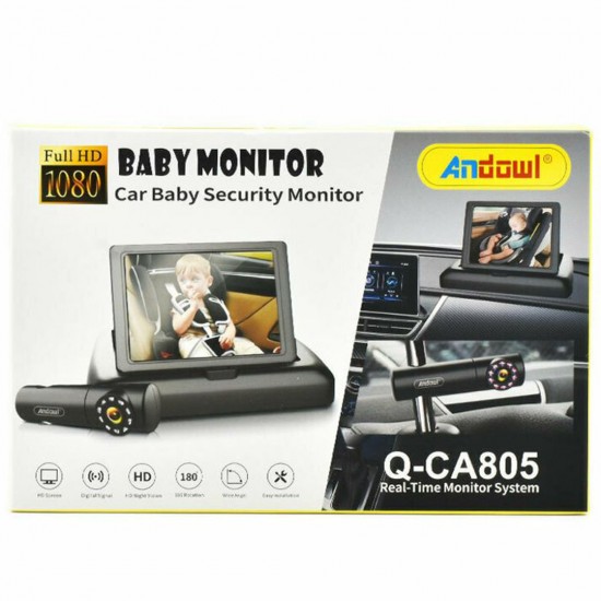 Andowl Q-CA805  Baby Monitor 4.5″ LCD HD Αυτοκινήτου  Andowl Q-CA805  Baby Monitor 4.5″ LCD HD Αυτοκινήτου