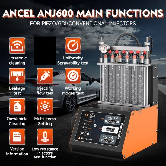 ANCEL ANJ600 GDI+Piezo injection cleaner ANCEL ANJ600 GDI+Piezo injection cleaner