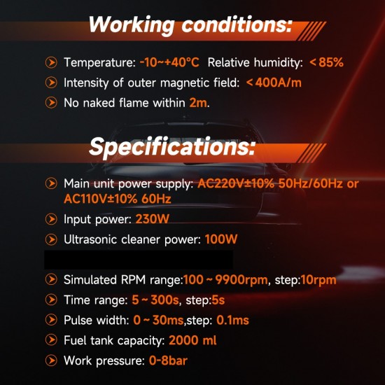 ANCEL ANJ600 GDI+Piezo injection cleaner ANCEL ANJ600 GDI+Piezo injection cleaner
