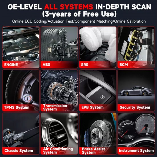 ANCEL DS300 Professional Bidirectional Scanner – All Systems Diagnostic Tool with 30+ Services, Wireless OBD2 Scanner & 3-Year Updates for Cars ANCEL DS300 Professional Bidirectional Scanner – All Systems Diagnostic Tool with 30+ Services, Wireless OBD2 Scanner & 3-Year Updates for Cars