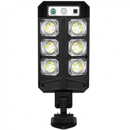 Αδιάβροχο Ηλιακό Φωτιστικό Δρόμου 60 Led, με Ανιχνευτή κίνησης και τηλεχειριστήριο, SH-804 Αδιάβροχο Ηλιακό Φωτιστικό Δρόμου 60 Led, με Ανιχνευτή κίνησης και τηλεχειριστήριο, SH-804