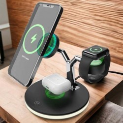 Andowl Ασύρματος Φορτιστής (Qi Pad) 25W Power Delivery / Quick Charge 3.0 Μαύρος Andowl Ασύρματος Φορτιστής (Qi Pad) 25W Power Delivery / Quick Charge 3.0 Μαύρος