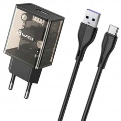 Awei C9T Φορτιστής με Θύρα USB-A και Καλώδιο USB-C Awei C9T Φορτιστής με Θύρα USB-A και Καλώδιο USB-C