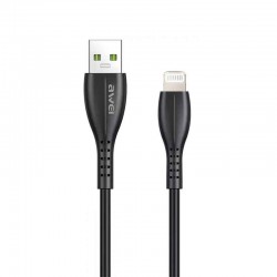 Awei CL-115L USB to Lightning Cable Μαύρο 1m Awei CL-115L USB to Lightning Cable Μαύρο 1m