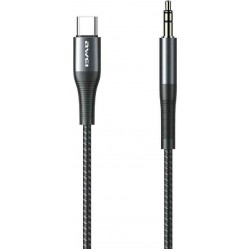 Awei Cl-116t USB 2.0 Cable USB-C male - 3.5mm Μαύρο 1m Awei Cl-116t USB 2.0 Cable USB-C male - 3.5mm Μαύρο 1m
