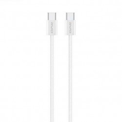 Awei CL-219T USB 2.0 Cable USB-C male - USB-C Λευκό 1m Awei CL-219T USB 2.0 Cable USB-C male - USB-C Λευκό 1m