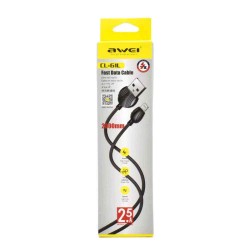 Awei Cl-61l USB-A to Lightning Cable 2m Awei Cl-61l USB-A to Lightning Cable 2m
