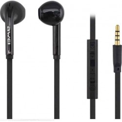 Awei ES-15hi In-ear Handsfree με Βύσμα 3.5mm Μαύρο Awei ES-15hi In-ear Handsfree με Βύσμα 3.5mm Μαύρο