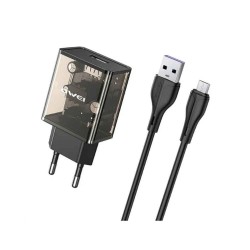 Awei Φορτιστής και Καλώδιο micro USB Διάφανο (C9M) Awei Φορτιστής και Καλώδιο micro USB Διάφανο (C9M)
