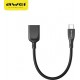 Awei Μετατροπέας USB-C male σε USB-A female (CL-14)