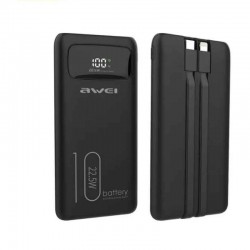 Awei P168K Power Bank 10000mAh 22.5W Μαύρο Awei P168K Power Bank 10000mAh 22.5W Μαύρο