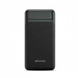 Awei P6K Power Bank 20000mAh με 2 Θύρες USB-A Μαύρο Awei P6K Power Bank 20000mAh με 2 Θύρες USB-A Μαύρο