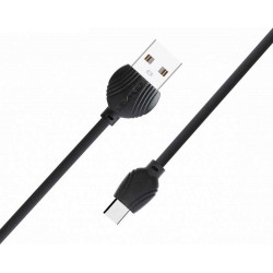 Awei Regular USB 2.0 Cable USB-C male - USB-A male Μαύρο 1m (CL-62) Awei Regular USB 2.0 Cable USB-C male - USB-A male Μαύρο 1m (CL-62)