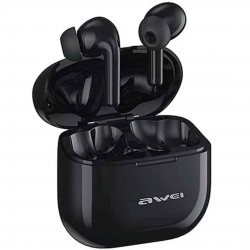 Awei T1 Pro In-ear Bluetooth Handsfree Ακουστικά με Αντοχή στον Ιδρώτα και Θήκη Φόρτισης Μαύρα Awei T1 Pro In-ear Bluetooth Handsfree Ακουστικά με Αντοχή στον Ιδρώτα και Θήκη Φόρτισης Μαύρα