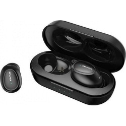 Awei T16 In-ear Bluetooth Handsfree Ακουστικά με Αντοχή στον Ιδρώτα και Θήκη Φόρτισης Μαύρα Awei T16 In-ear Bluetooth Handsfree Ακουστικά με Αντοχή στον Ιδρώτα και Θήκη Φόρτισης Μαύρα