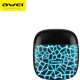 Awei T28 Pro Earbud Bluetooth Handsfree Ακουστικά με Θήκη Φόρτισης Ice Crack Blue