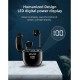 Awei T28P In-ear Bluetooth Handsfree Ακουστικά με Αντοχή στον Ιδρώτα και Θήκη Φόρτισης Μαύρα