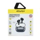 Awei T52 In-ear Bluetooth Handsfree Ακουστικά με Θήκη Φόρτισης Μαύρα