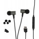 Awei TC-2 In-ear Handsfree με Βύσμα USB-C Γκρι