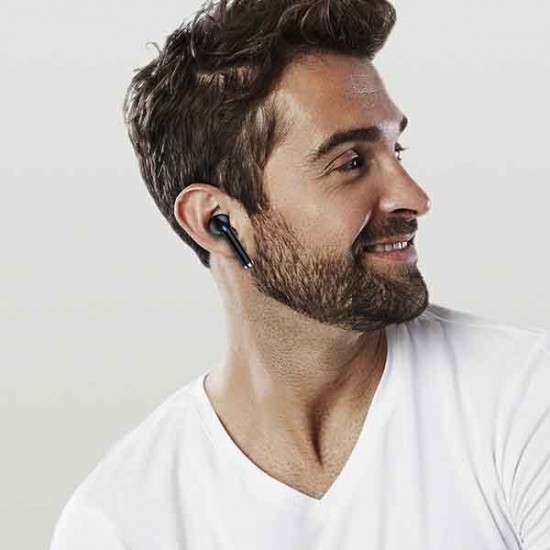 Awei TWS TA8 Earbud Bluetooth Handsfree Ακουστικά με Θήκη Φόρτισης Μαύρα