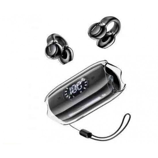 Awei TZ7 Air Conduction Bluetooth Handsfree Ακουστικά με Αντοχή στον Ιδρώτα και Θήκη Φόρτισης Μαύρα