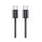 Awei USB 2.0 Cable USB-C male - USB-C 60W Μαύρο 2m CL-220T