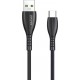 Awei USB 2.0 Cable USB-C type-c male - USB-A male Μαύρο 1m (CL-115T)
