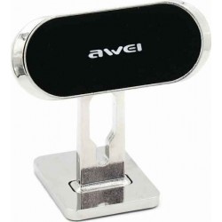 Awei Βάση Κινητού Αυτοκινήτου X19 Silver με Μαγνήτη Awei Βάση Κινητού Αυτοκινήτου X19 Silver με Μαγνήτη