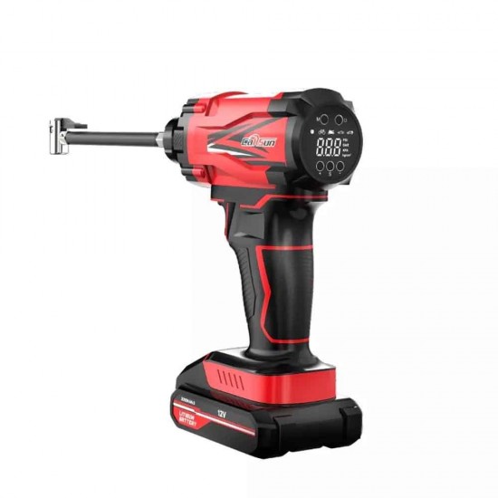 Carsun Τρόμπα Αυτοκινήτου Επαναφορτιζόμενη 12V Carsun Τρόμπα Αυτοκινήτου Επαναφορτιζόμενη 12V