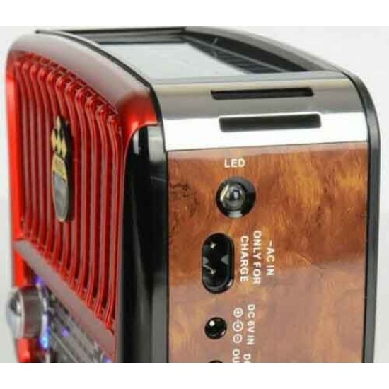Cmik MK-455UC-BT Retro Επιτραπέζιο Ραδιόφωνο Ηλιακό με USB Καφέ Cmik MK-455UC-BT Retro Επιτραπέζιο Ραδιόφωνο Ηλιακό με USB Καφέ